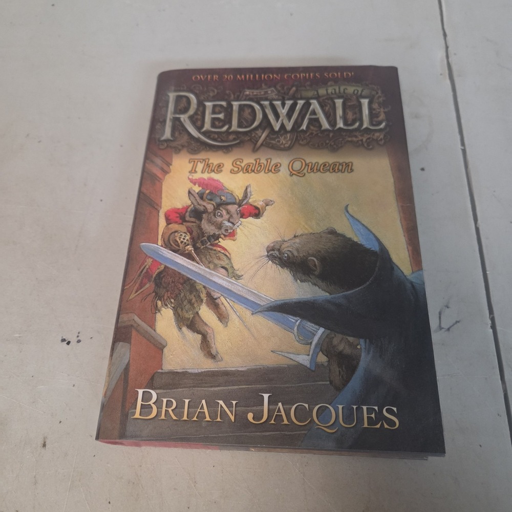 The Sable Quean Brian Jacques Redwall 1st Edition 1st Printing 2010 Hardcover